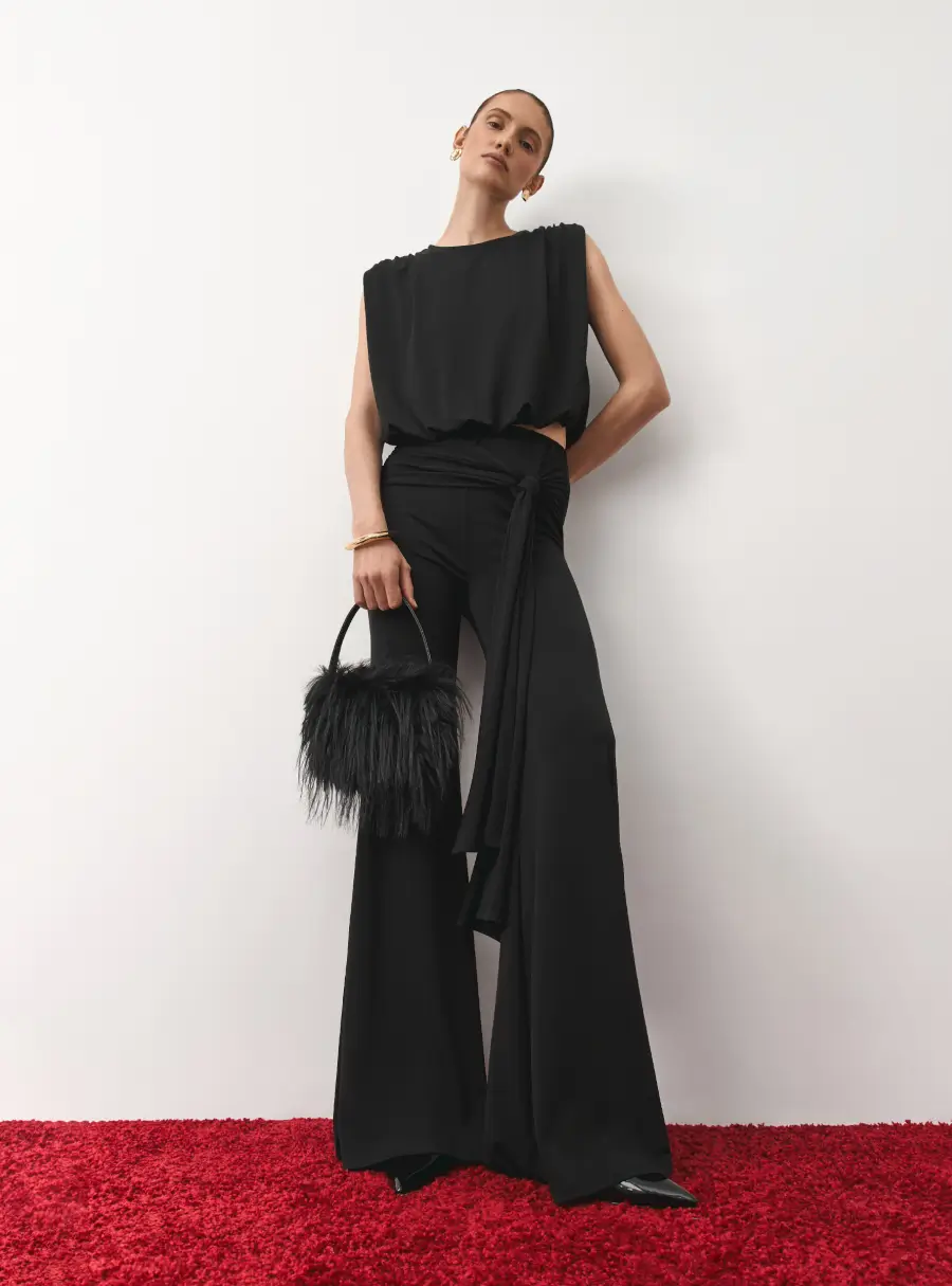 Брюки женские, с завязками-лентами, Verena