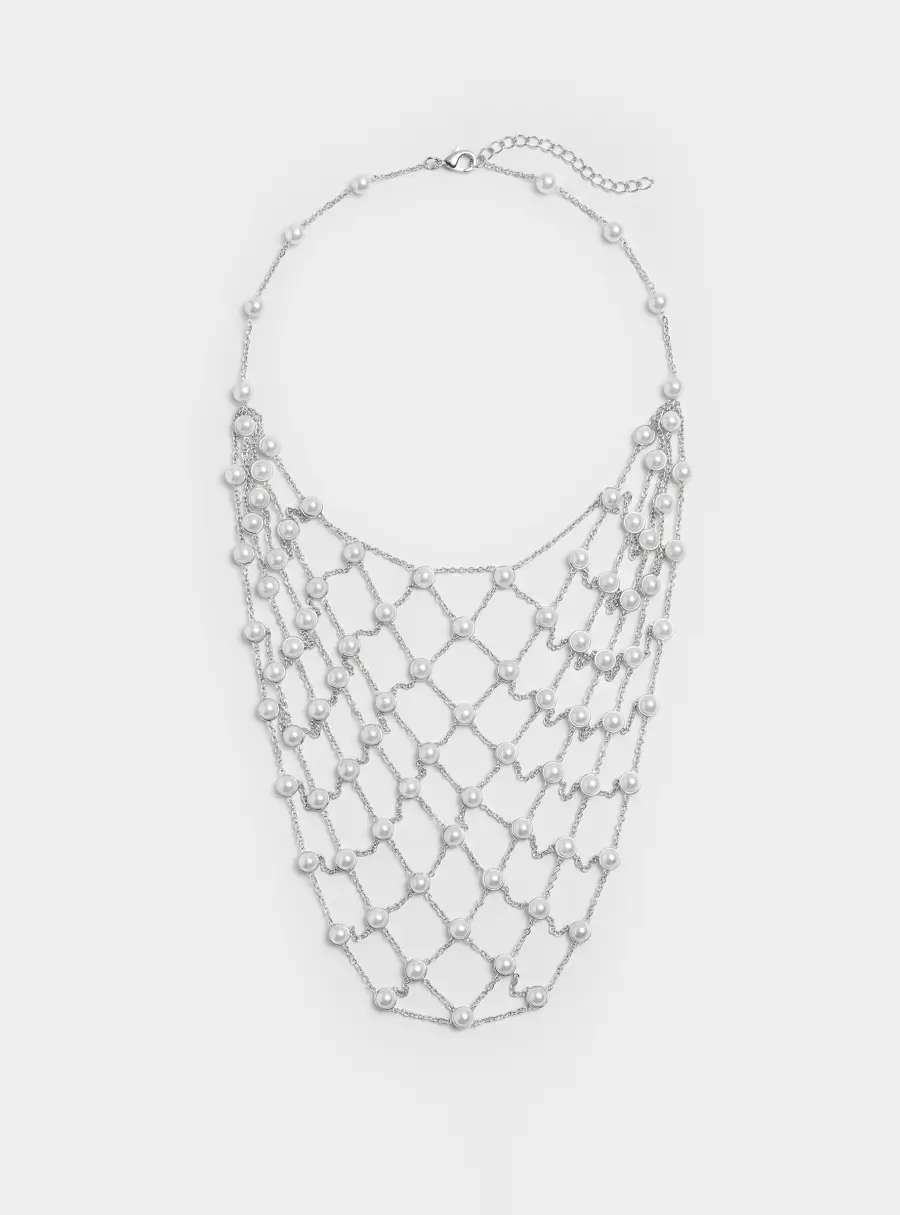 Украшение, 60 см, Жемчужная сетка, Pearl