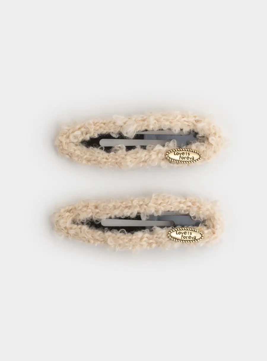 Заколка для волос, Plush