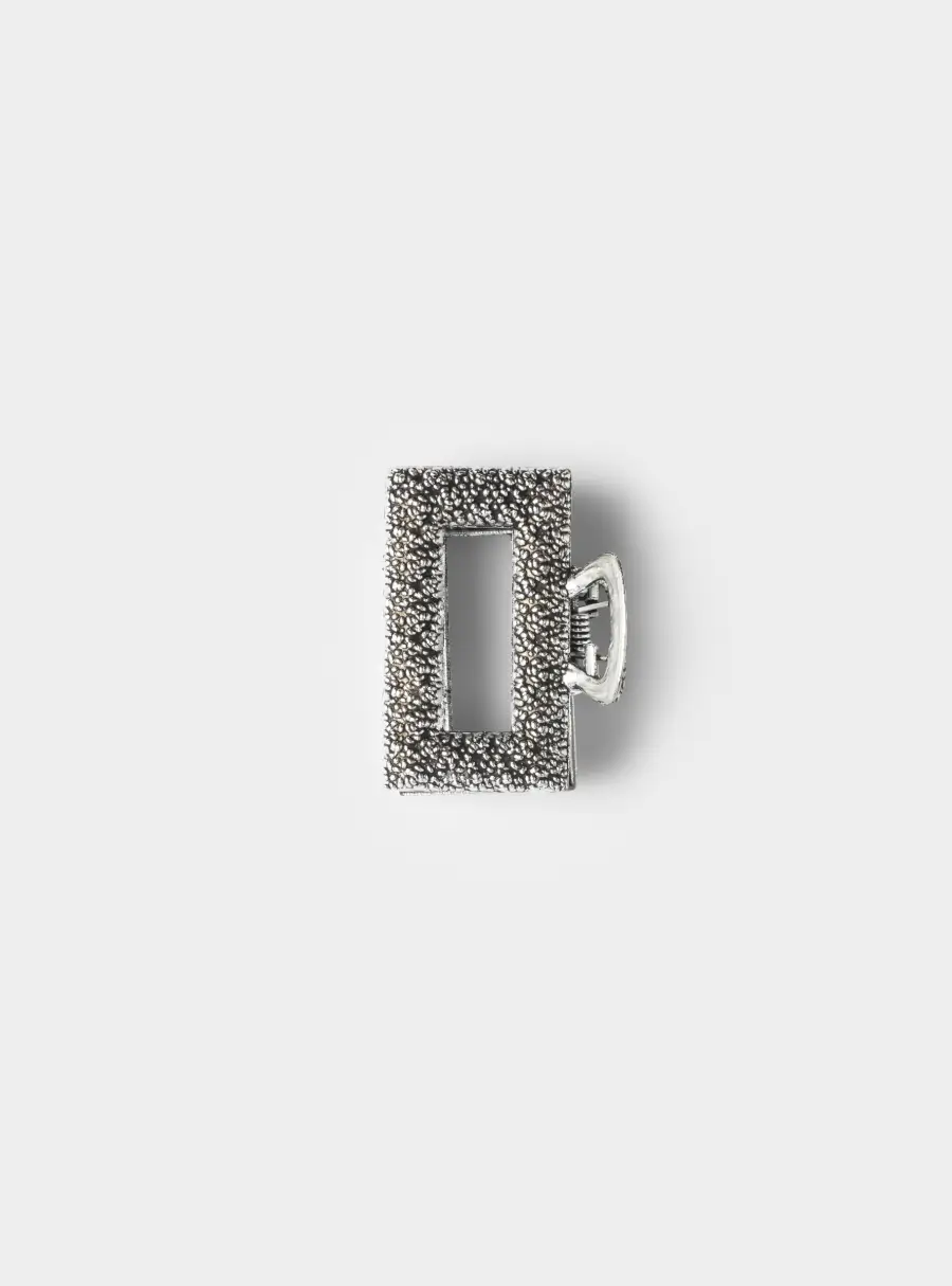 Заколка для волос, 4 см, Крабик, Hair silver