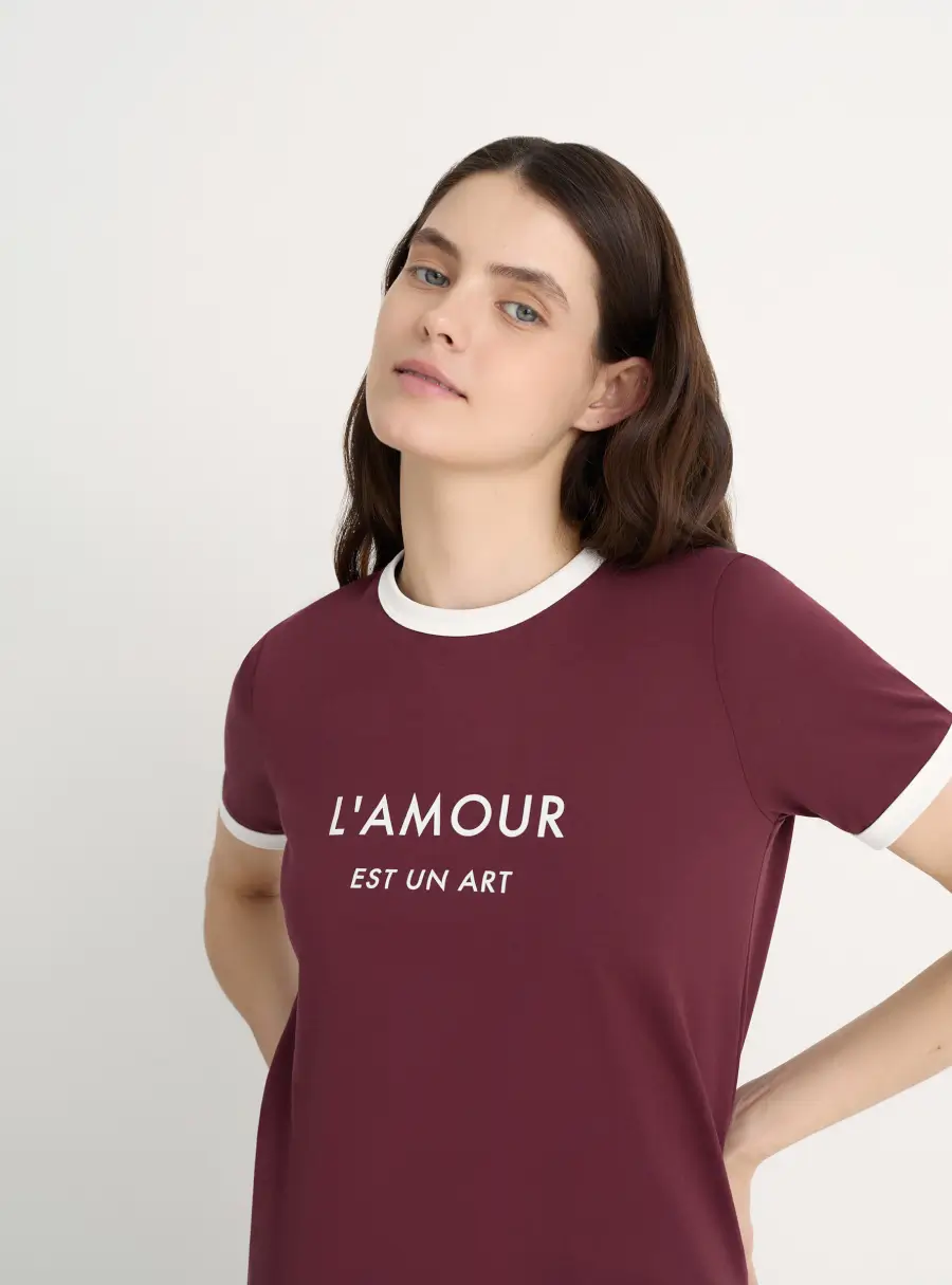 Футболка женская, с контрастным кантом, Evangeline