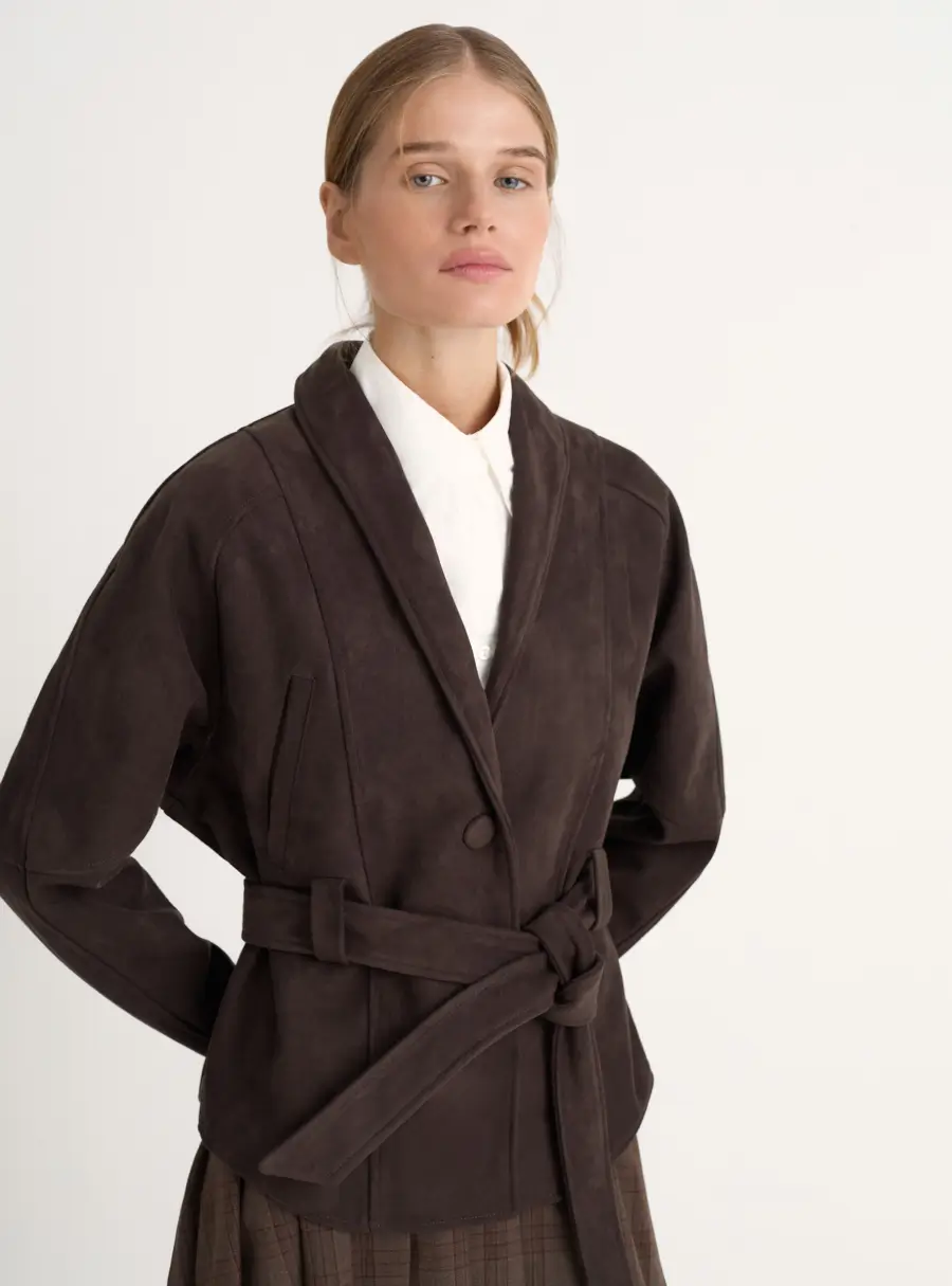 Куртка женская, с поясом, Alinta